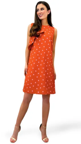 4-A1345GG Menny Dotty Shift Dress