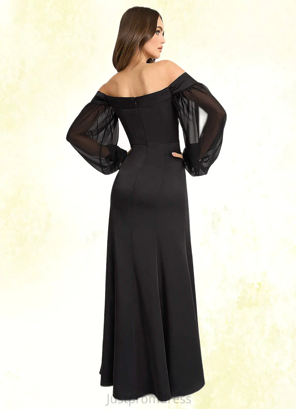 Alexis Maxine Black Off the Shoulder Maxi Dress Atelier Dresses | Azazie HHP0022879