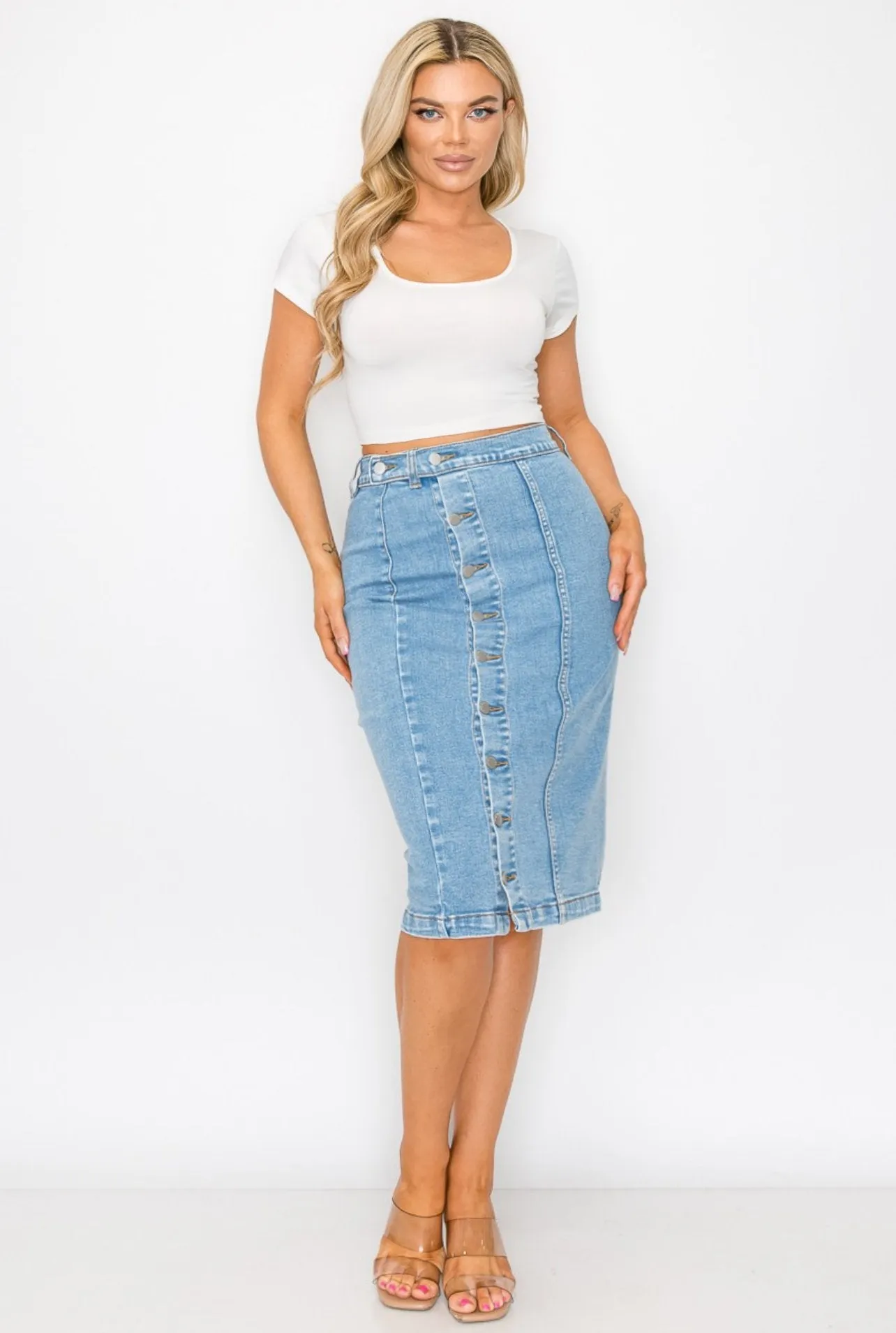 Amy Denim Skirt