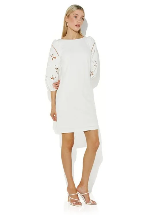 Annie White Shift Dress