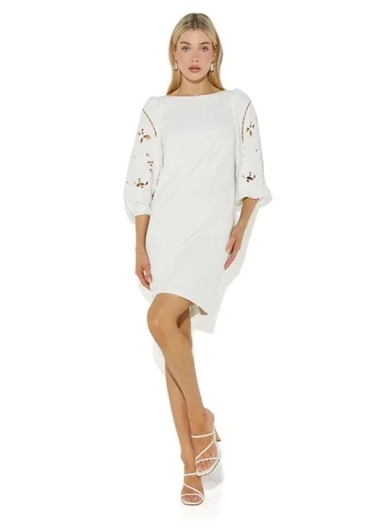 Annie White Shift Dress