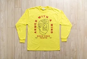 Armed With A Mind Yellow Long Sleeve Tee