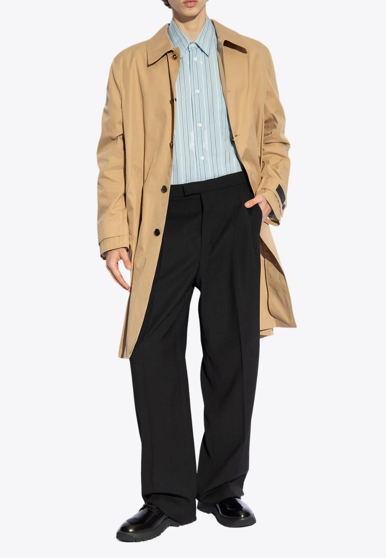 Barocco Panel Trench Coat