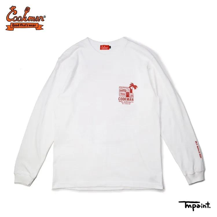 Cookman Long Sleeve Tees - TM Paint Abbot Kinney : White