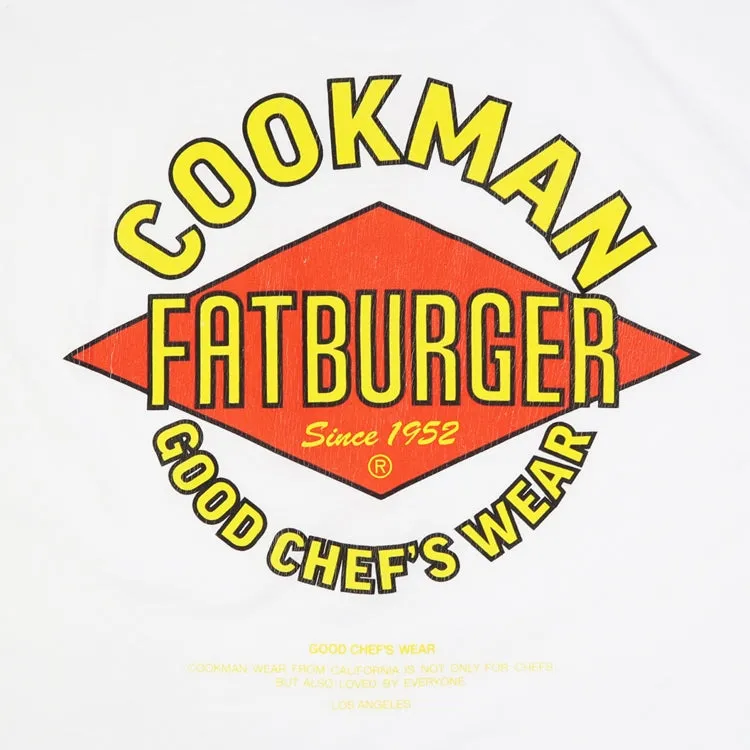 Cookman Washed Long Sleeve Tees - FAT Mean : White