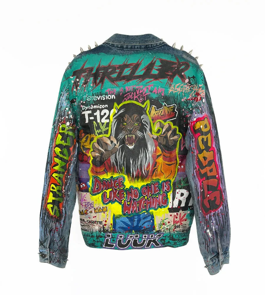 Hand-painted jacket Thriller