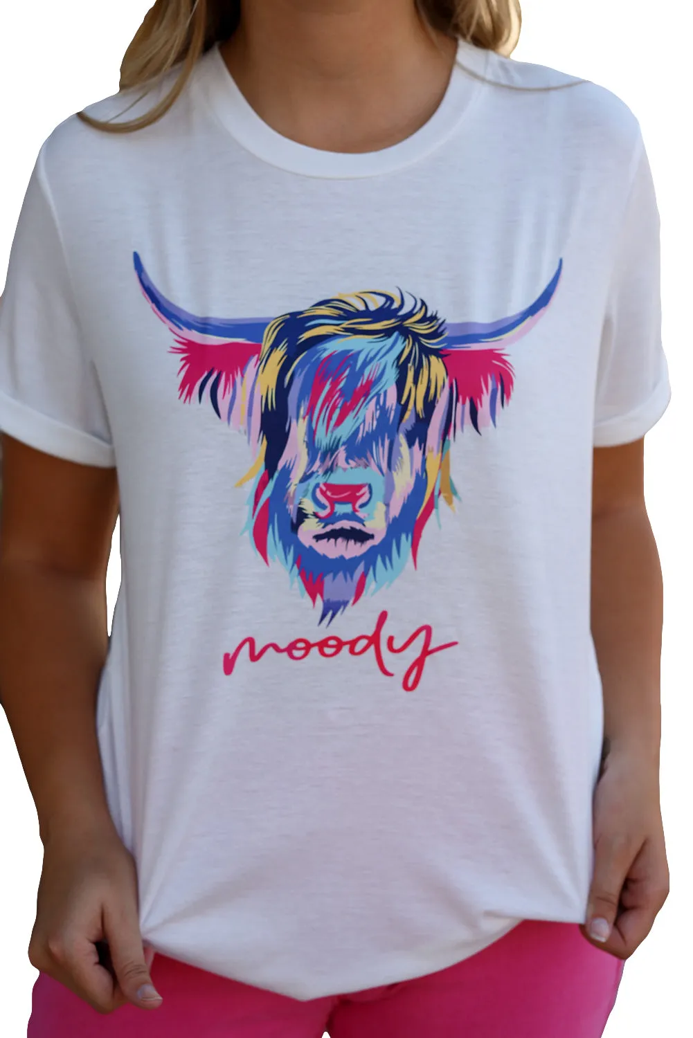 Highland Heifer Moody Graphic T-shirt