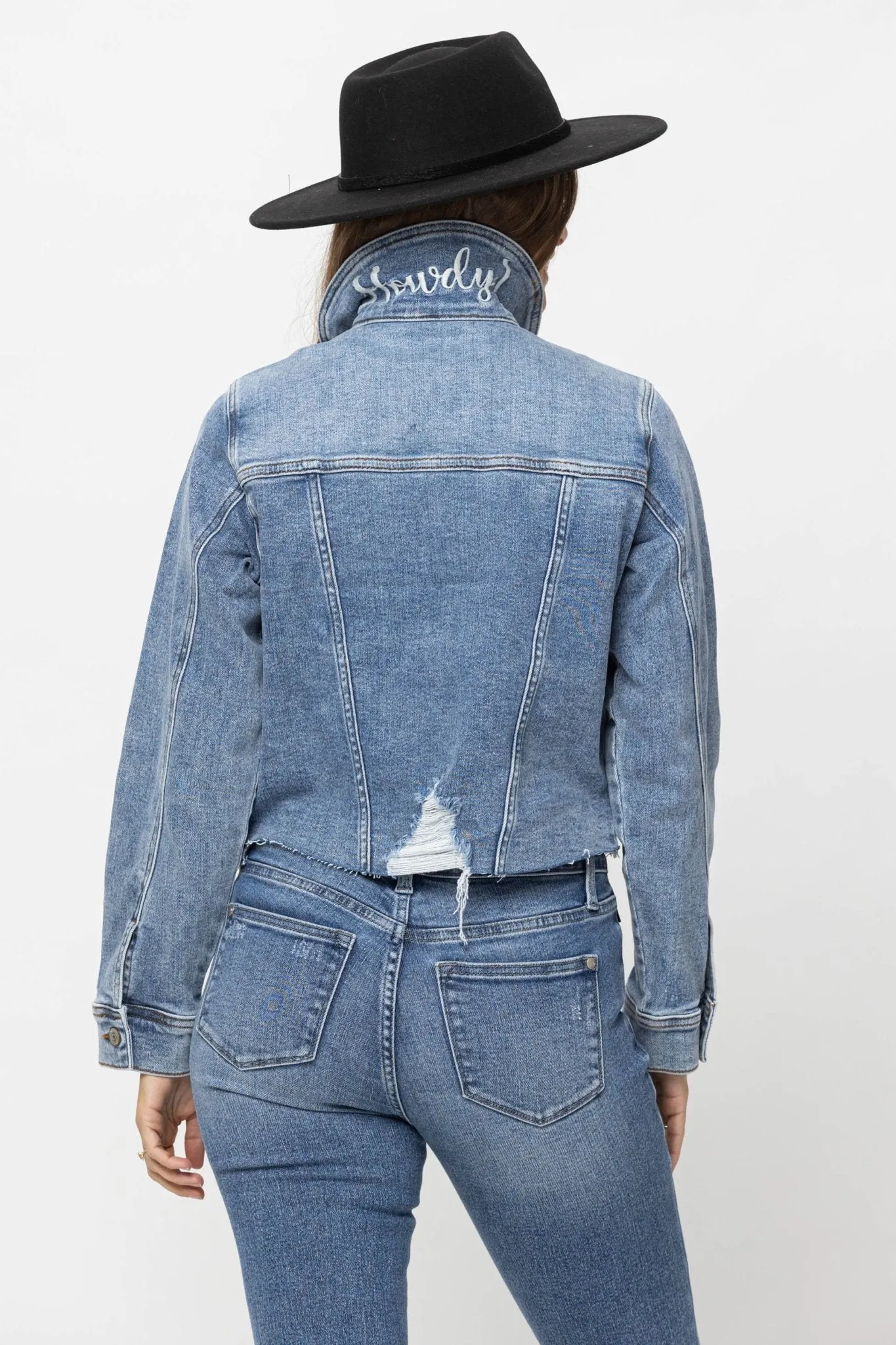 HOWDY JUDY BLUE DENIM JACKET