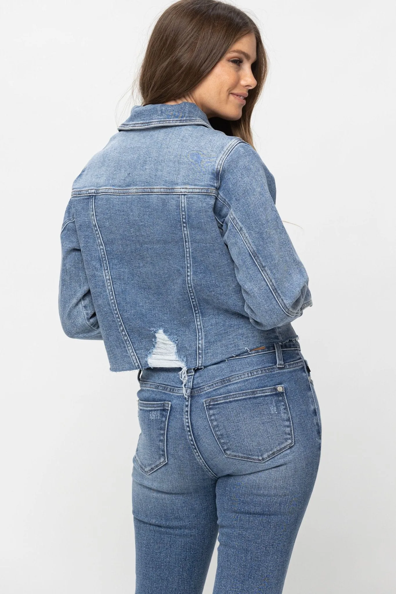 HOWDY JUDY BLUE DENIM JACKET