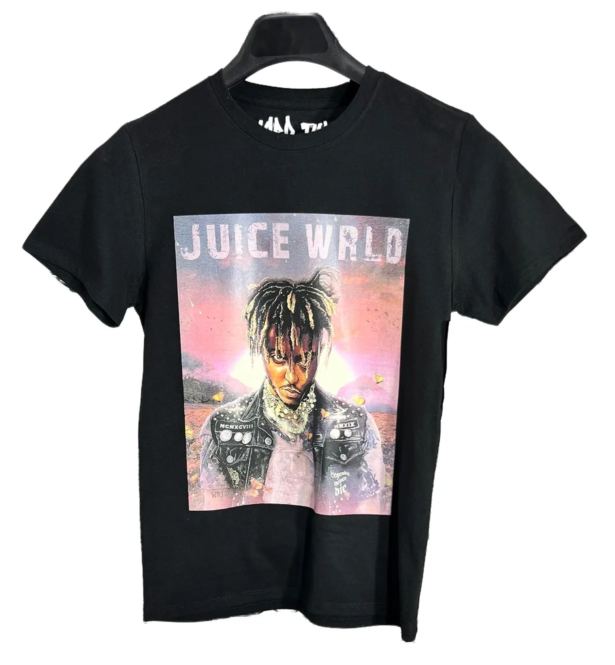 Juice Wrld Black men's Graphic Tees 100% Cotton