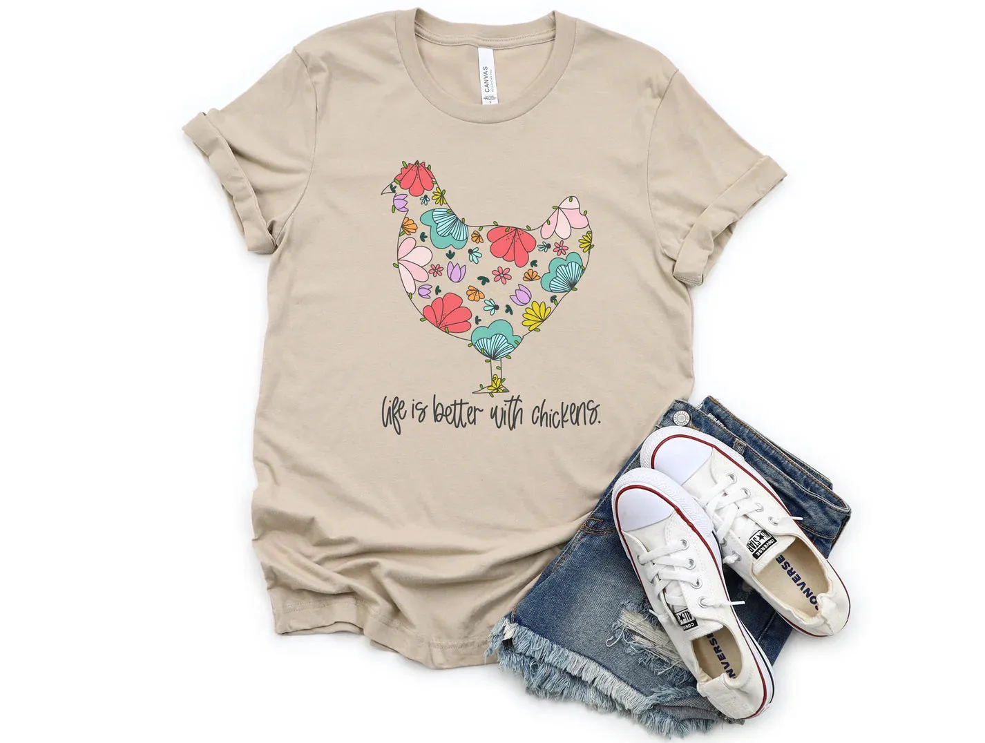 Life is Better with Chickens Tee