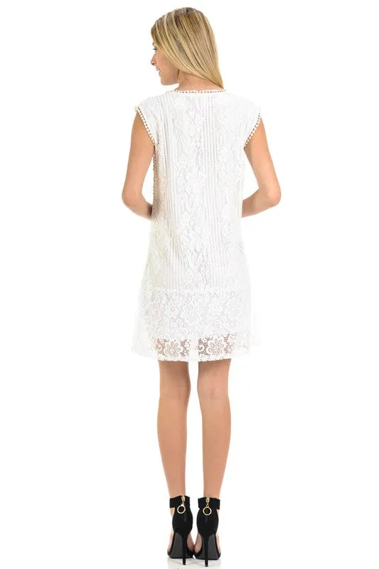 Little White Lace Dress