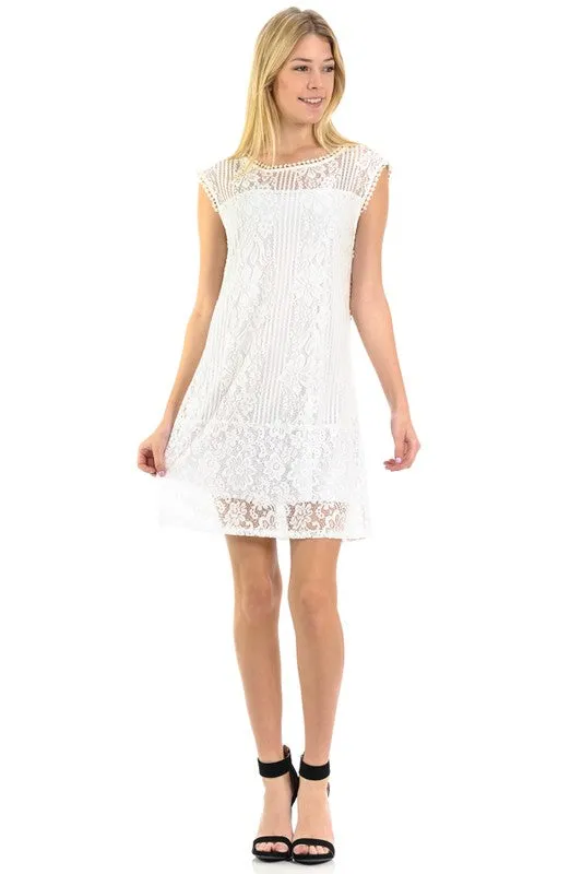 Little White Lace Dress