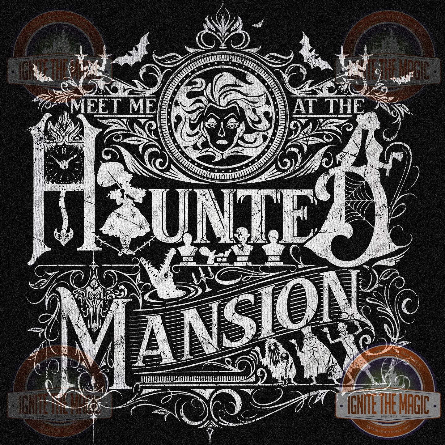 Meet Me at the Haunted Mansion - Youth Tees   Tanks