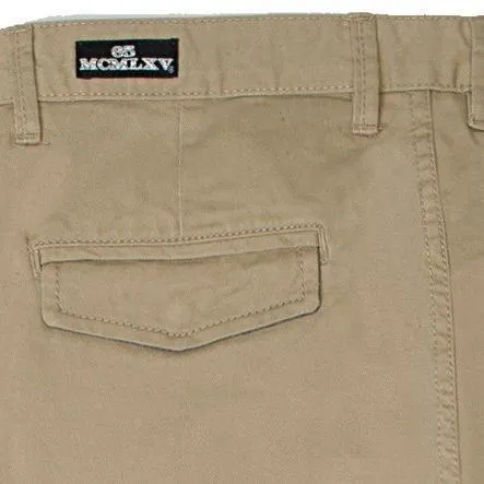 Men's Khaki Chino Flat Front Pant