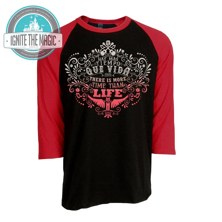 More Time Than Life - Unisex Raglan Tees