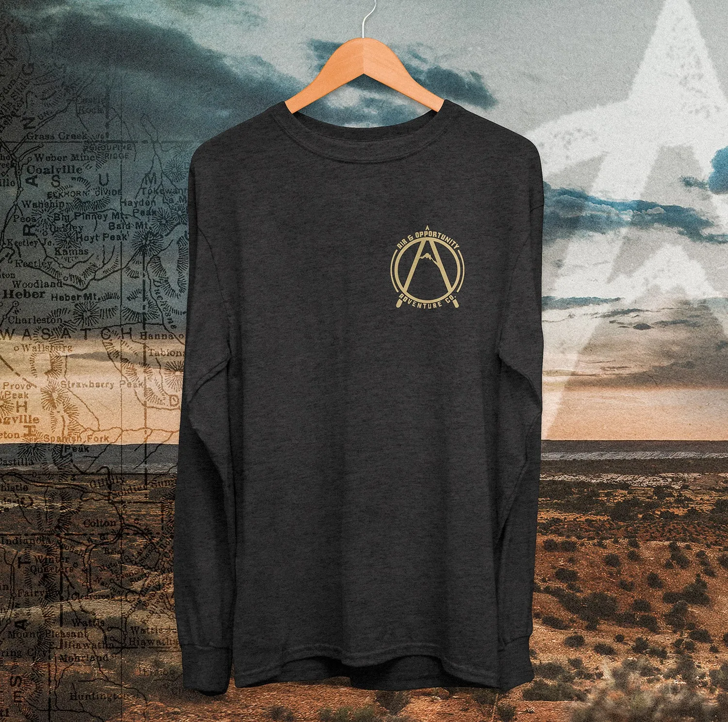 Mountains LS Tee