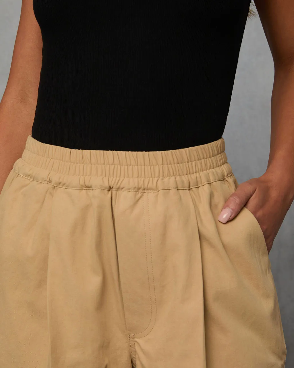 Rennes Cropped Pleated Pants