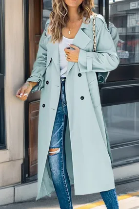 Retro Double-breasted Trench Coat