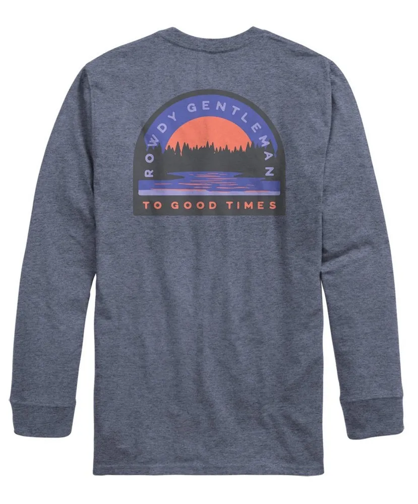 Rowdy Gentleman - Main Stream Long Sleeve Pocket Tee