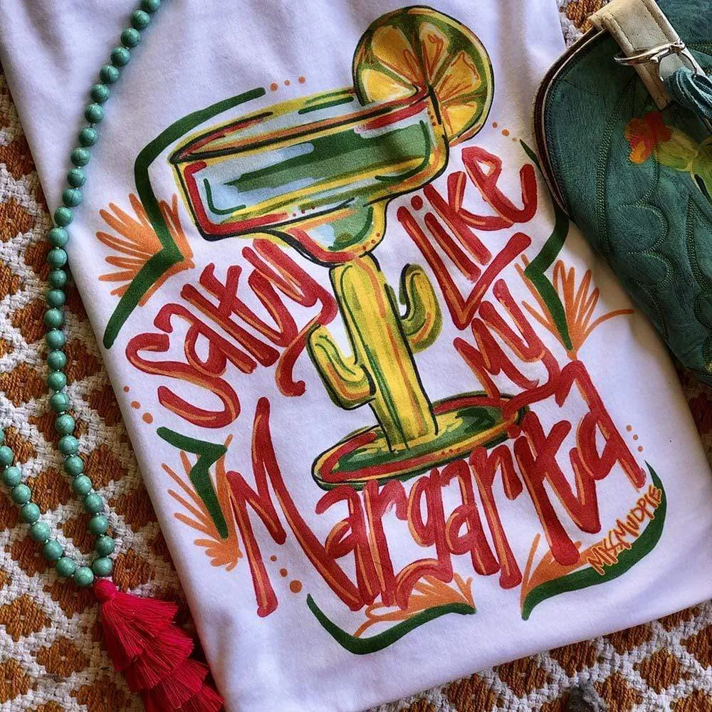 Salty Like My Margarita Cinco De Mayo Graphic Tee (made 2 order) LC