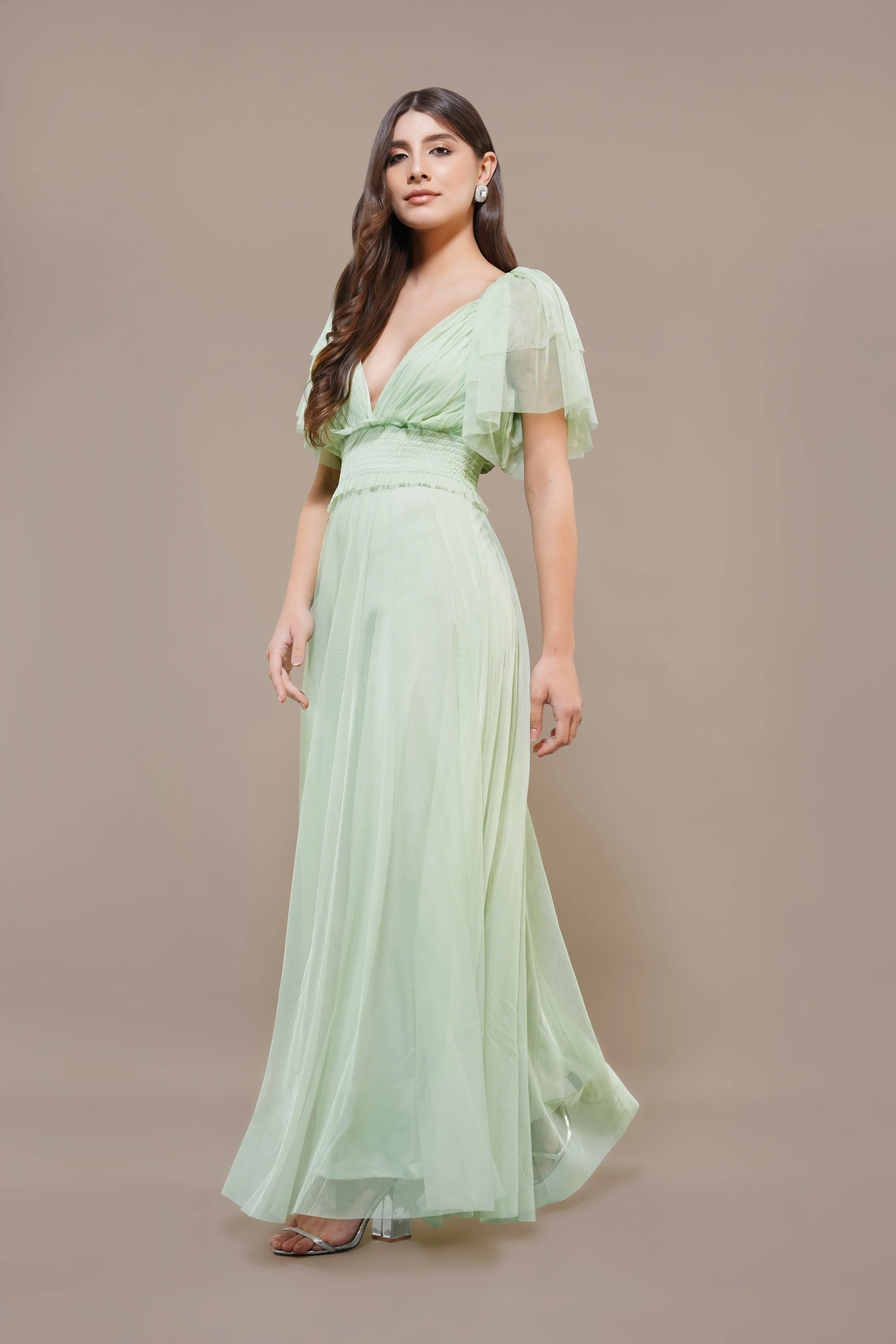 Shelby Maxi Dress in Sage Green