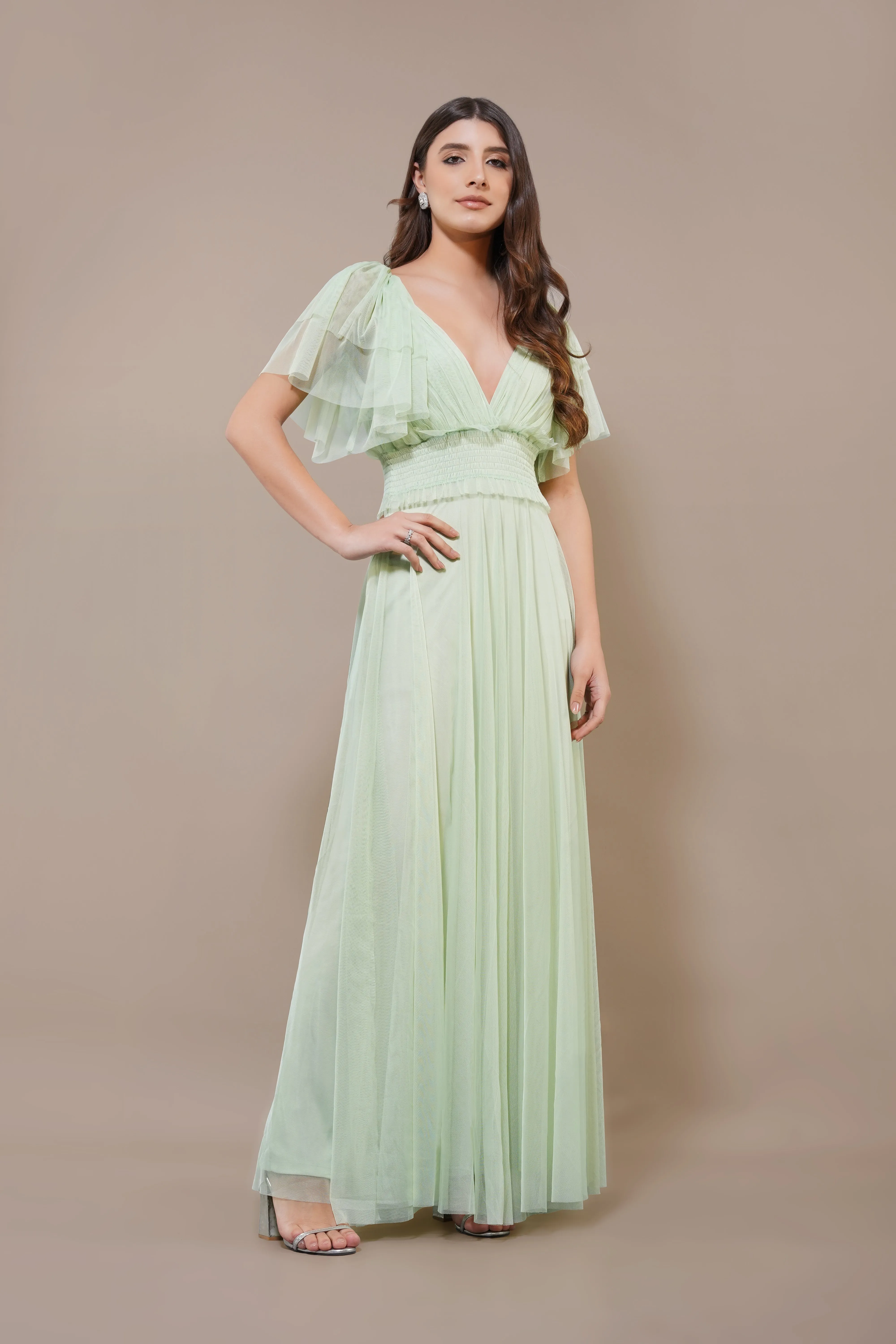 Shelby Maxi Dress in Sage Green