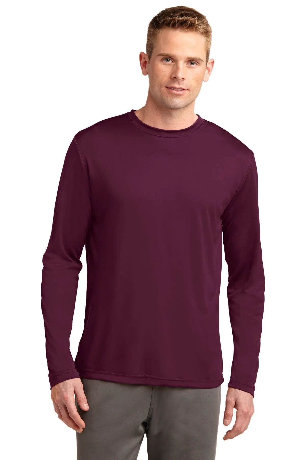 Sport-Tek TST350LS: Long-Sleeve Men's Tee