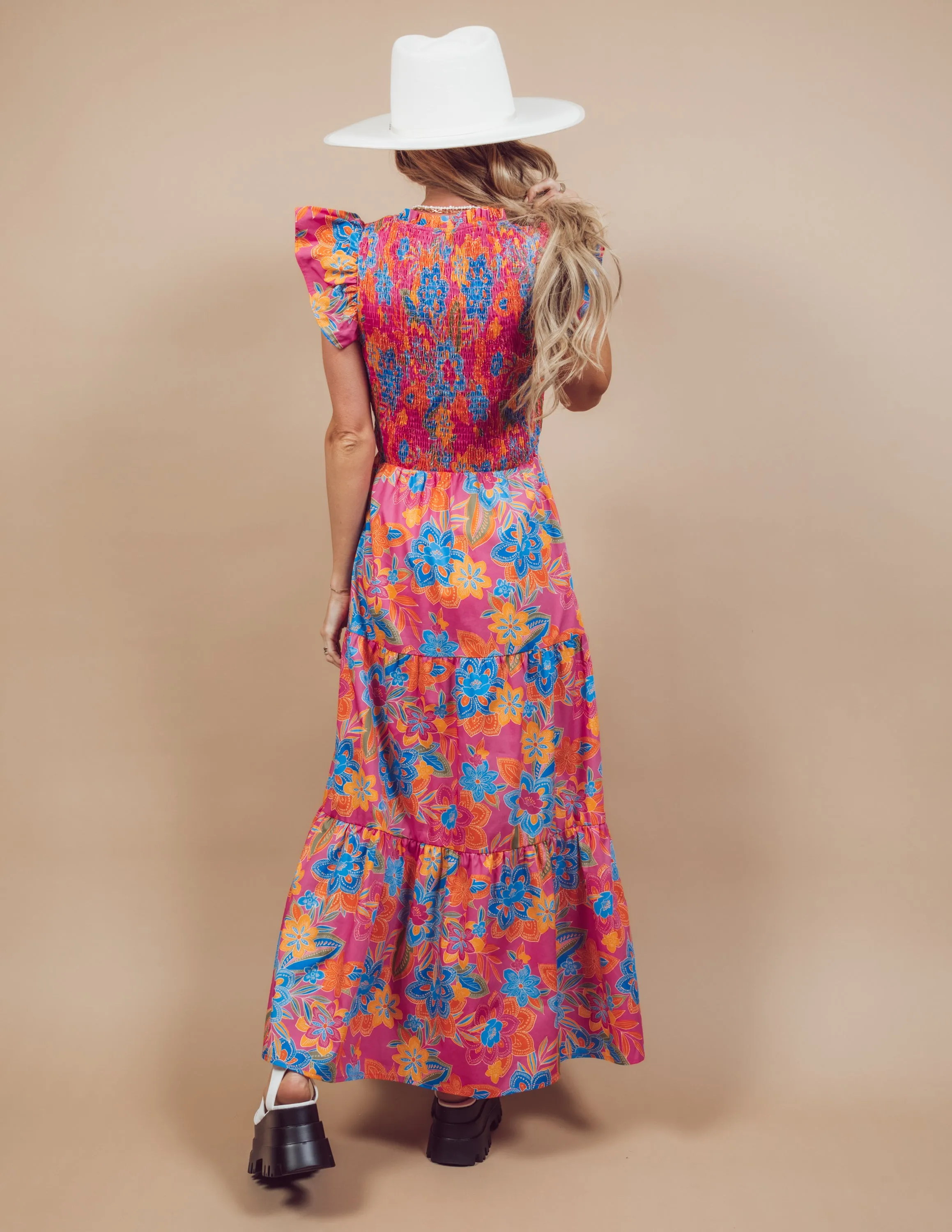 Sunfire Floral Dress