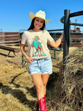 Sunset Cowboy Tee