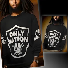 ^THE ONLY NATION^ ~RAIDERS~ LONG SLEEVE TEES