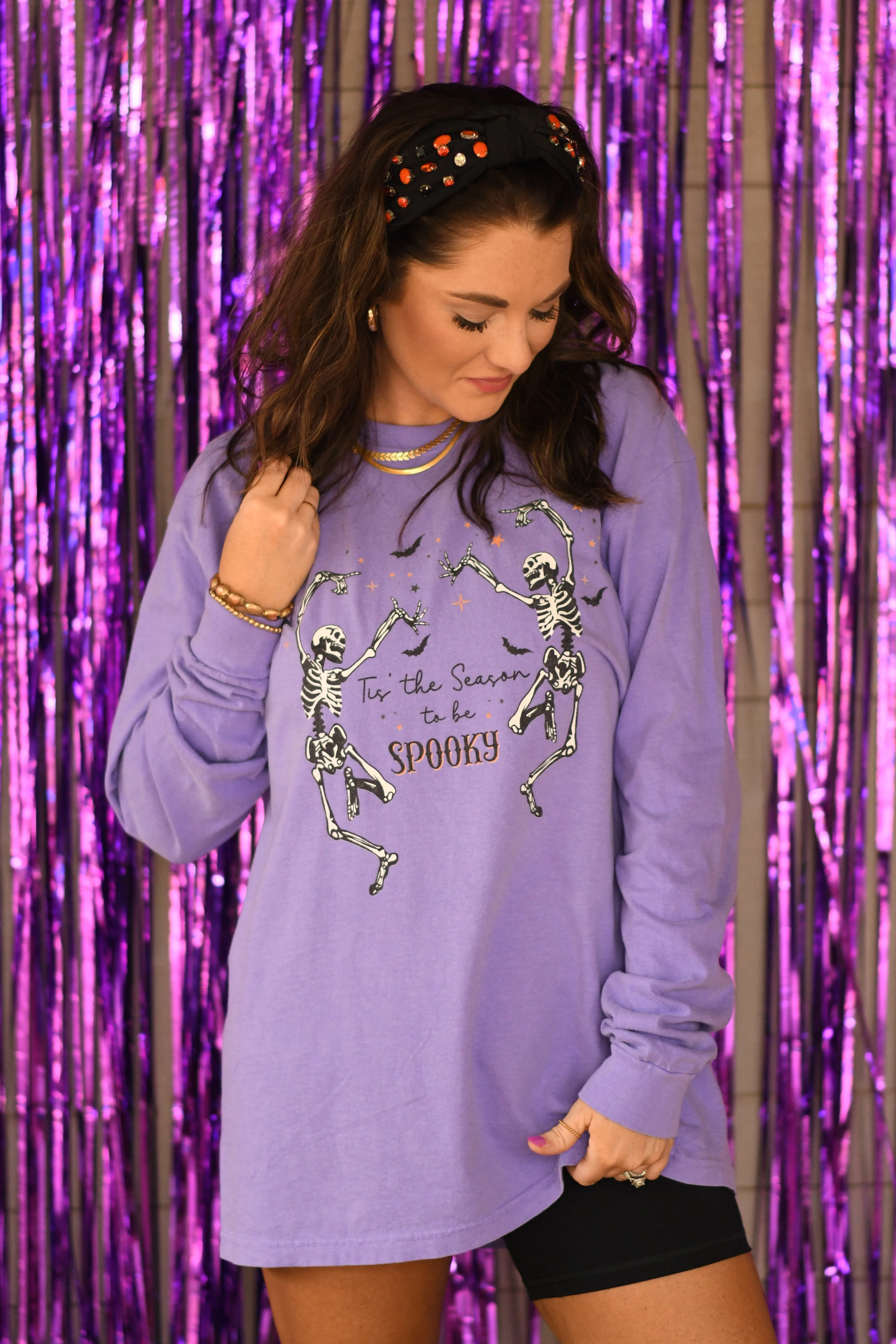 Tis The Season To Be Spooky Skelly Tee/Long Sleeve