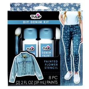 Tulip DIY Denim Paint & Stencil Kit