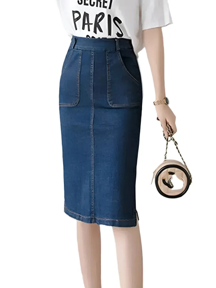 Women Denim Jeans Skirt