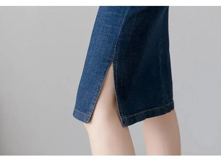 Women Denim Jeans Skirt