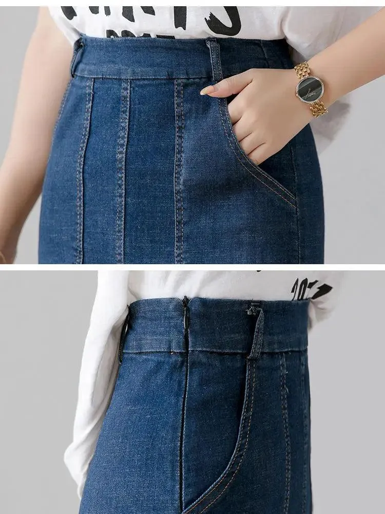 Women Denim Jeans Skirt