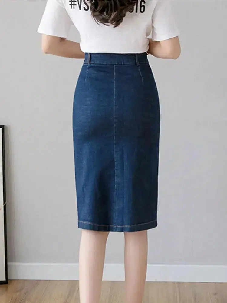 Women Denim Jeans Skirt