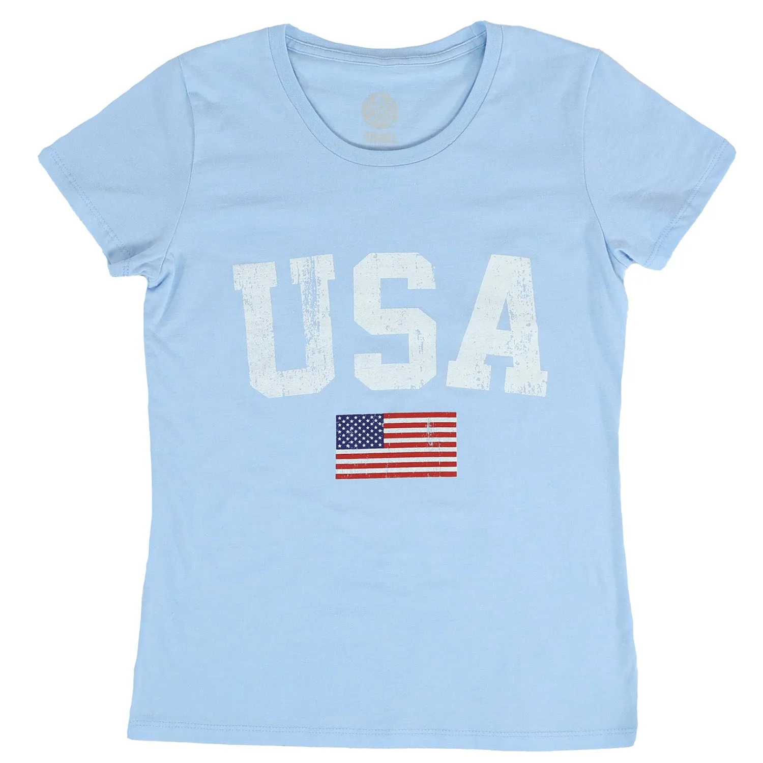 Women's Classic USA Fitted T-Shirt