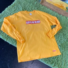 (Yellow) “Classic Logo” Long-Sleeve Tee